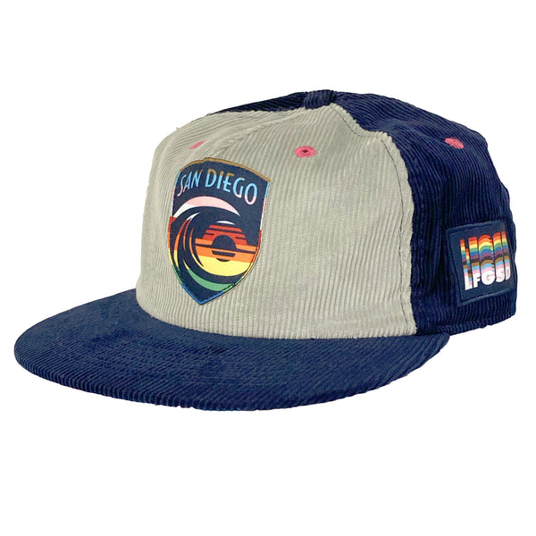 San Diego Wave FC 2023 Pride Corduroy Hat