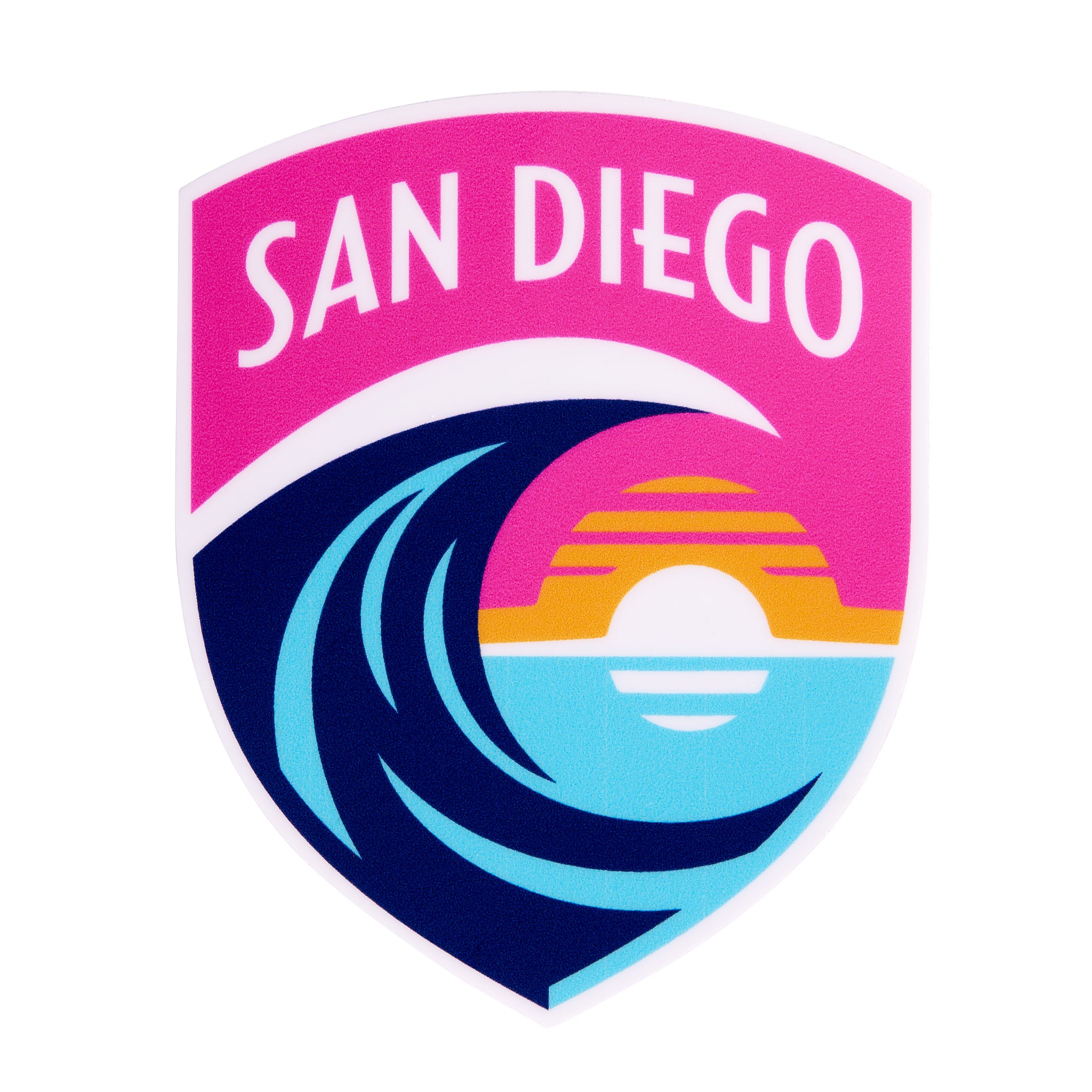 Men's San Diego Wave FC One Color Crest Hoodie – San Diego Wave Fútbol Club