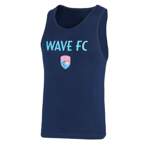 Unisex San Diego Wave FC Stacked Logo Tank Top