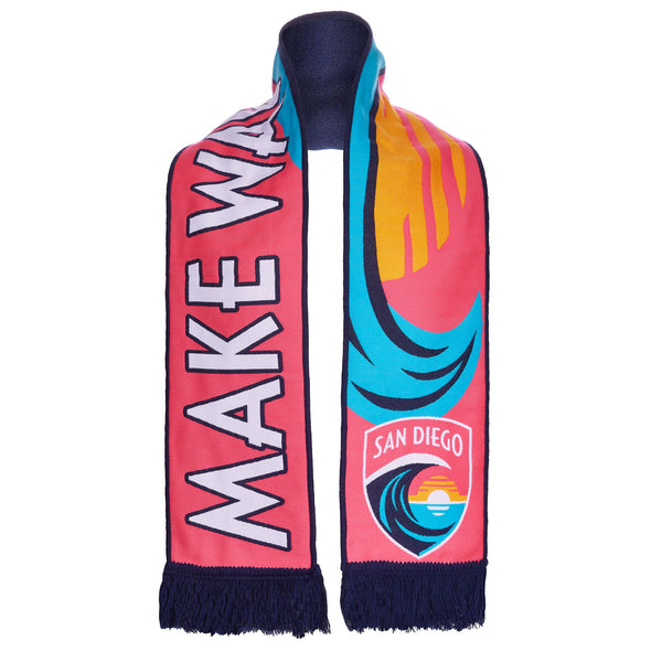 San Diego Wave FC 2023 Wave Patch HD Woven Scarf