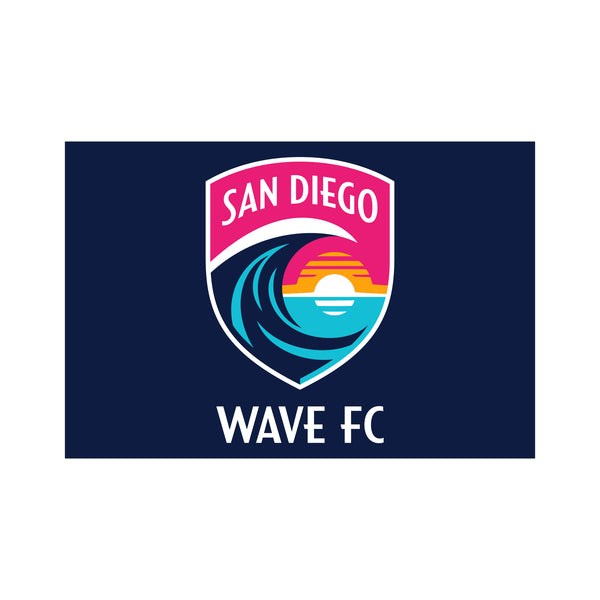 San Diego Wave FC Crest Metal Magnet