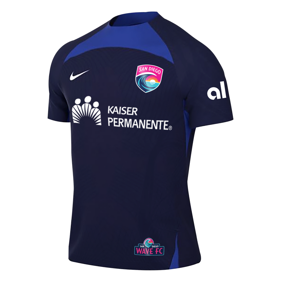 San Diego Wave FC authentic men's home jersey, showcasing the team's classic design