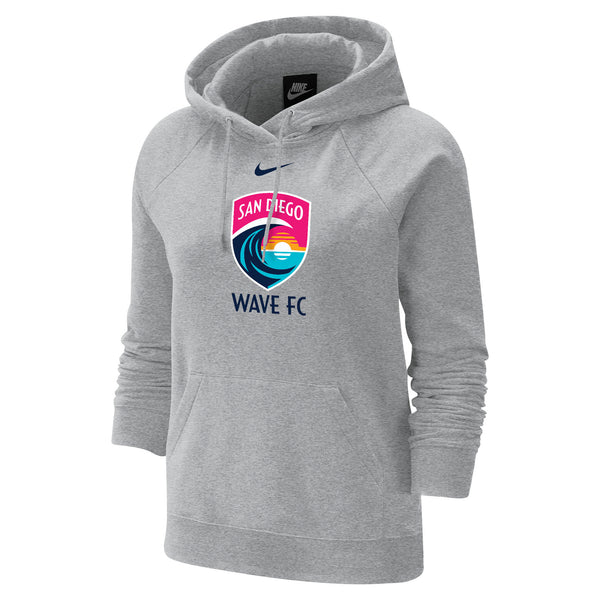 Women's Nike San Diego Wave FC Crest Varsity Fleece Hoodie