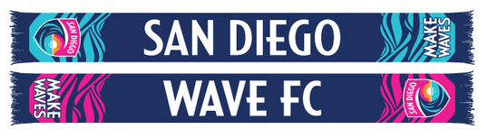 San Diego Wave FC Make Waves HD Woven Scarf